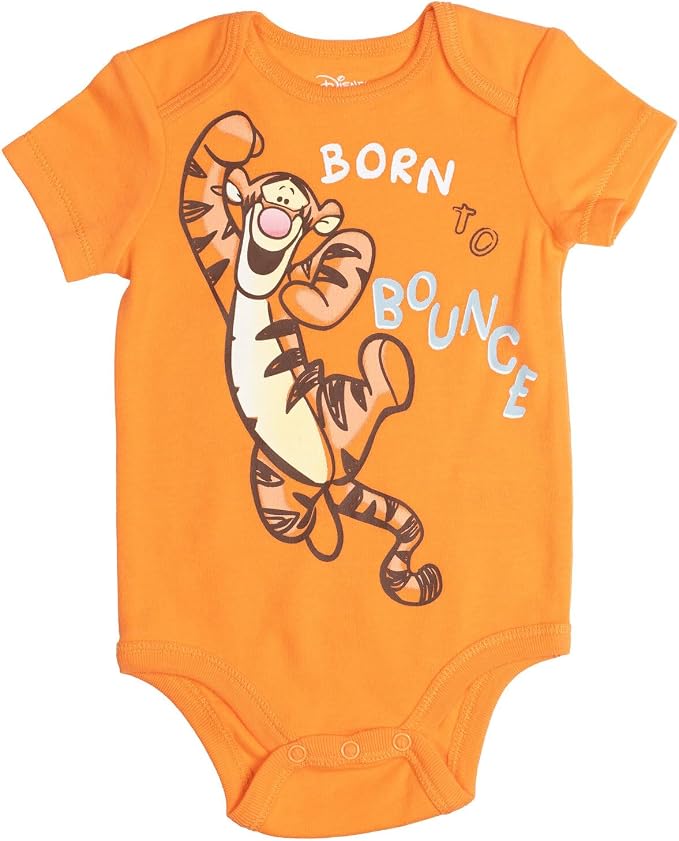 Disney Baby 5-Pack Short Sleeve Bodysuits Newborn to Infant - Image 6