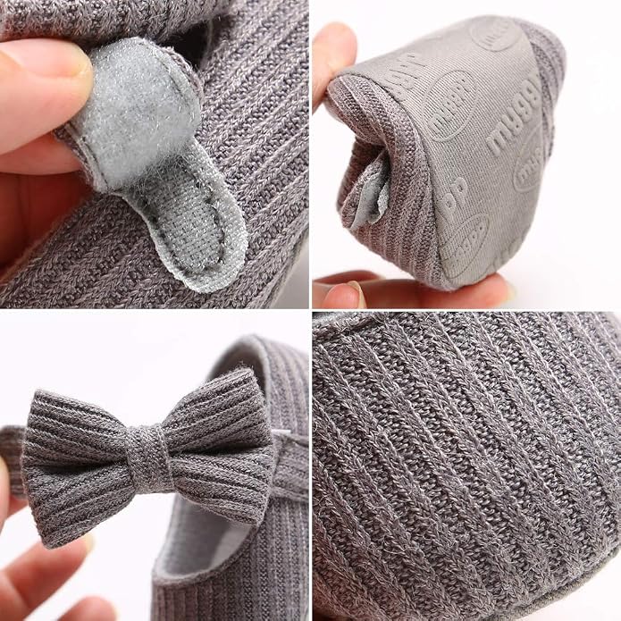 Ohwawadi Infant Baby Boys Girls Slippers Cozy Fleece Booties Soft Bottom Warm - Image 2