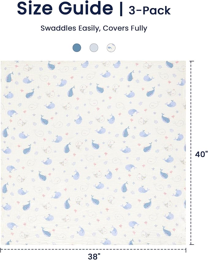 EXQ Home Muslin Swaddle Blankets - Image 6