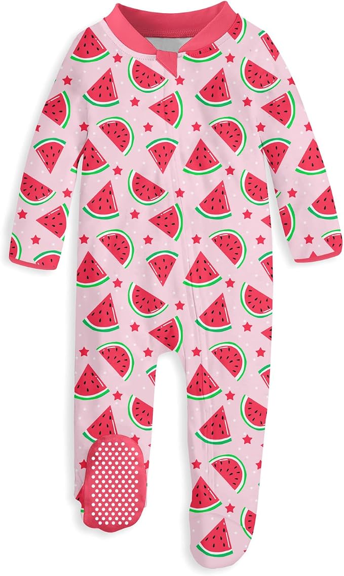 uideazone Baby Girls Footed Pajamas, Zip Sleeper by uideazone