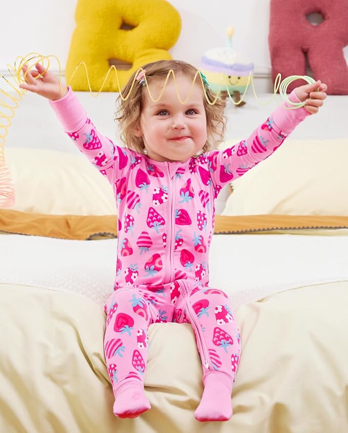 babee Reshinee Viscose Derived from Bamboo Baby Footie Pajamas Convertible - Image 5