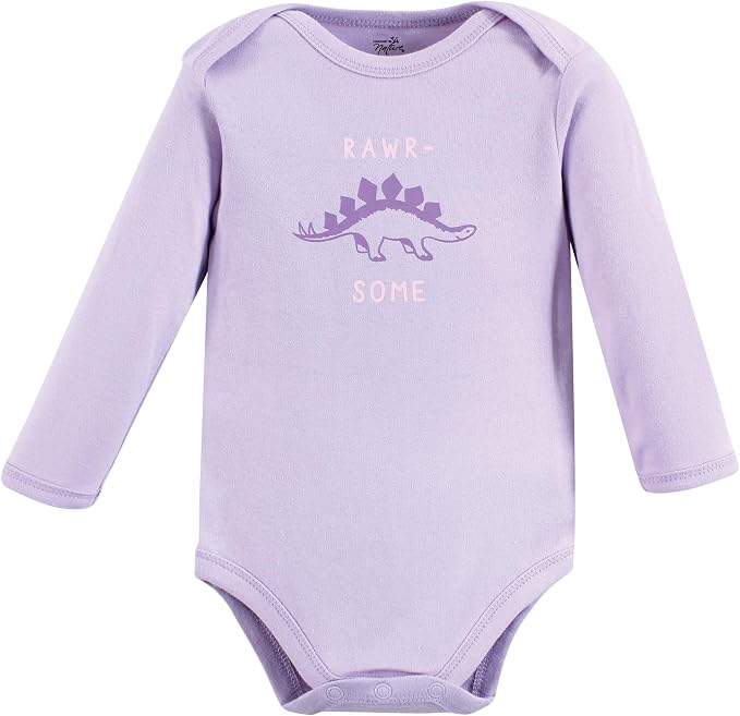 Touched by Nature Unisex Baby Organic Cotton Long-Sleeve Bodysuits - Image 5
