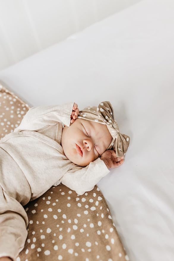 Copper Pearl Swaddle Blankets for Newborns | Soft Stretchy Receiving Blankets - Image 5