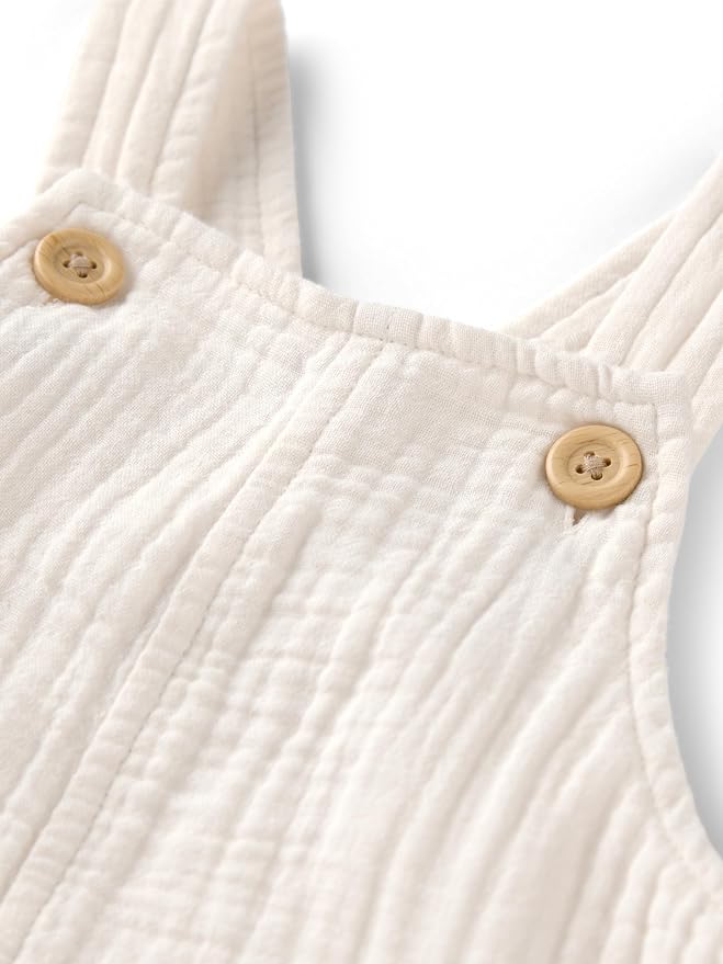 little planet by carter's Baby Organic Cotton Gauze Shortall - Image 2
