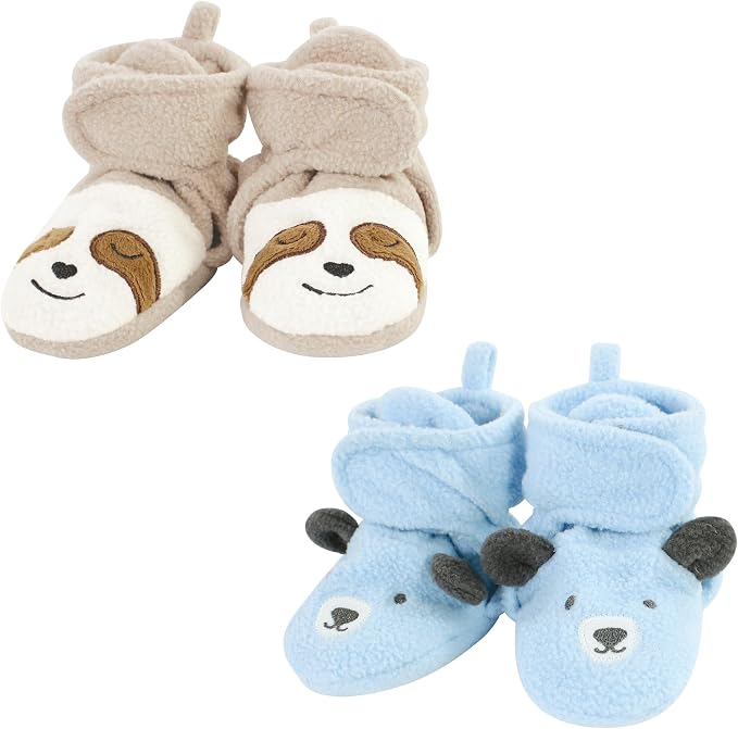 Hudson Baby Unisex-Baby Cozy Fleece BootiesSlipper Sock by HudsonBaby