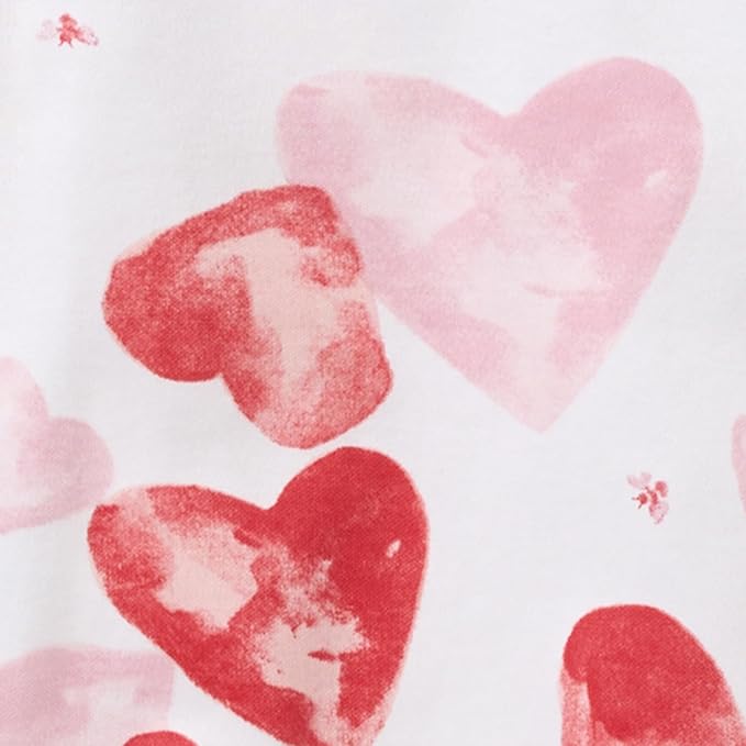 Burt's Bees Baby Girls' Organic Cotton, Sleep and Play Footed Pajamas | Easy - Image 5