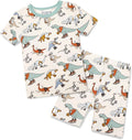 babee Reshinee Bamboo Viscose Toddler Boys Pajamas Set, Short Sleeve Kids by babeeReshinee