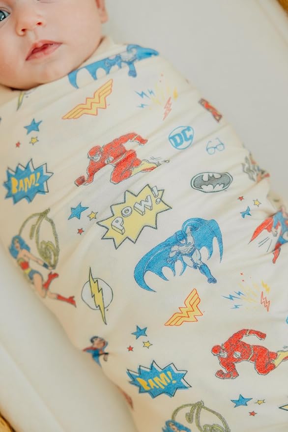 Copper Pearl Swaddle Blankets for Newborns | Soft Stretchy Receiving Blankets - Image 6