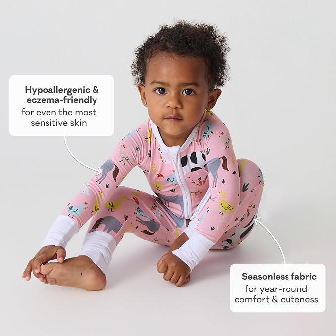Little Sleepies Pajamas for Baby Boys & Girls, Viscose from Bamboo Baby Pajamas - Image 6