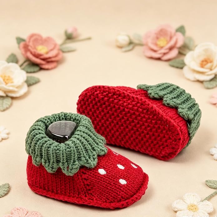 Infant Baby Boys Girls Knitted Booties Soft Cute First Walking Socks Shoes | - Image 6