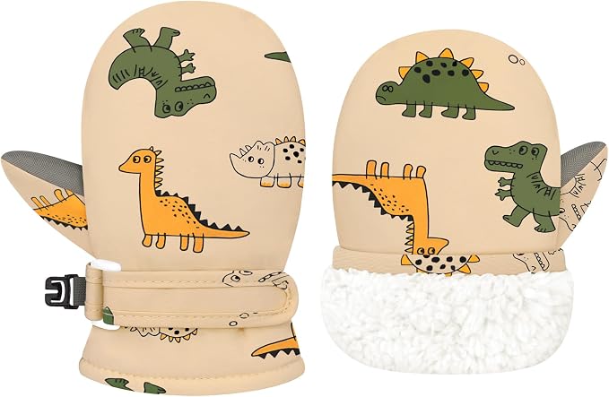 Olreco Baby Toddler Mittens Waterproof Infant Baby Winter Mittens Toddler Snow by Olreco
