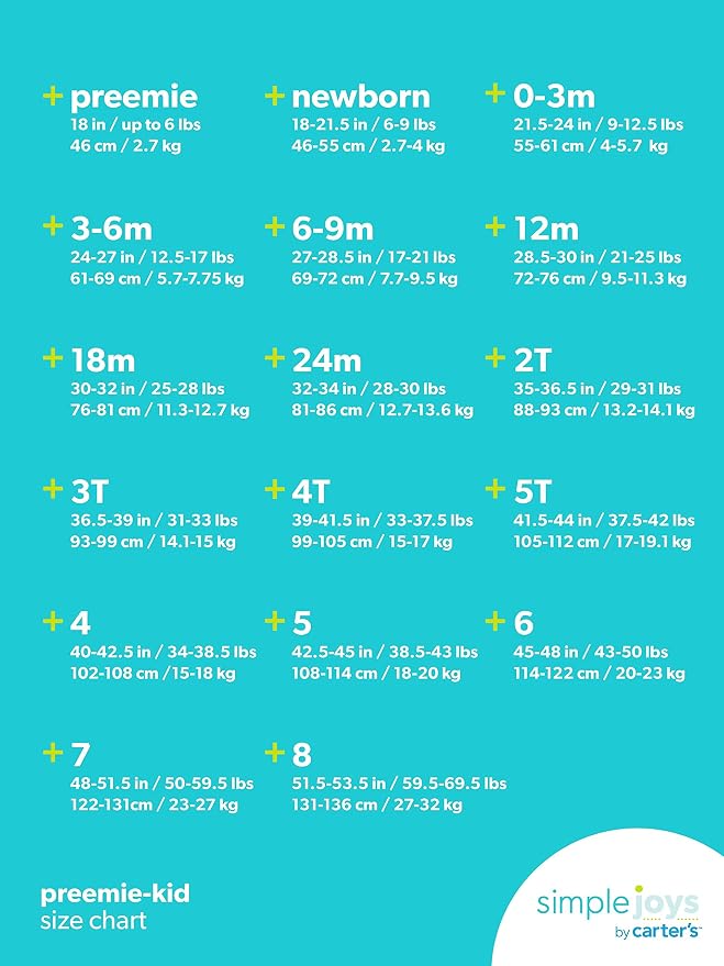 Simple Joys by Carter's Girls 6-piece Snug Fit Cotton Pajama Set - Image 3