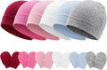 Newborn Baby Hats and Mittens Set Infant Beanie Cap Toddler Gloves Newborn by AQOKKA