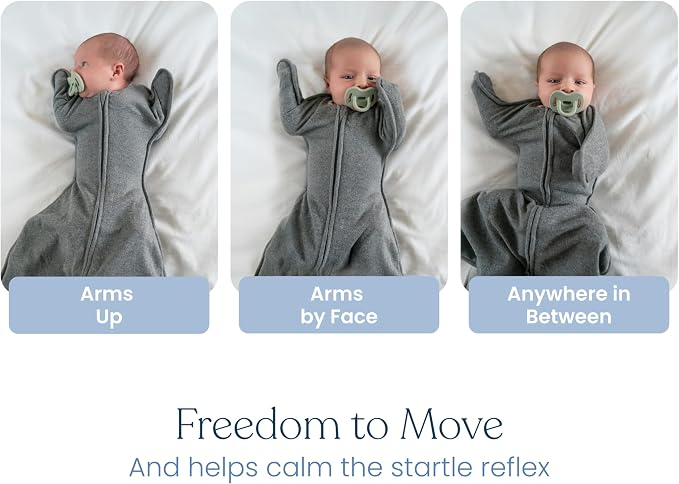 HALO Sleepsack SwaddleStretch, Arms Up or Extended Arms, Newborn Baby Swaddle - Image 2
