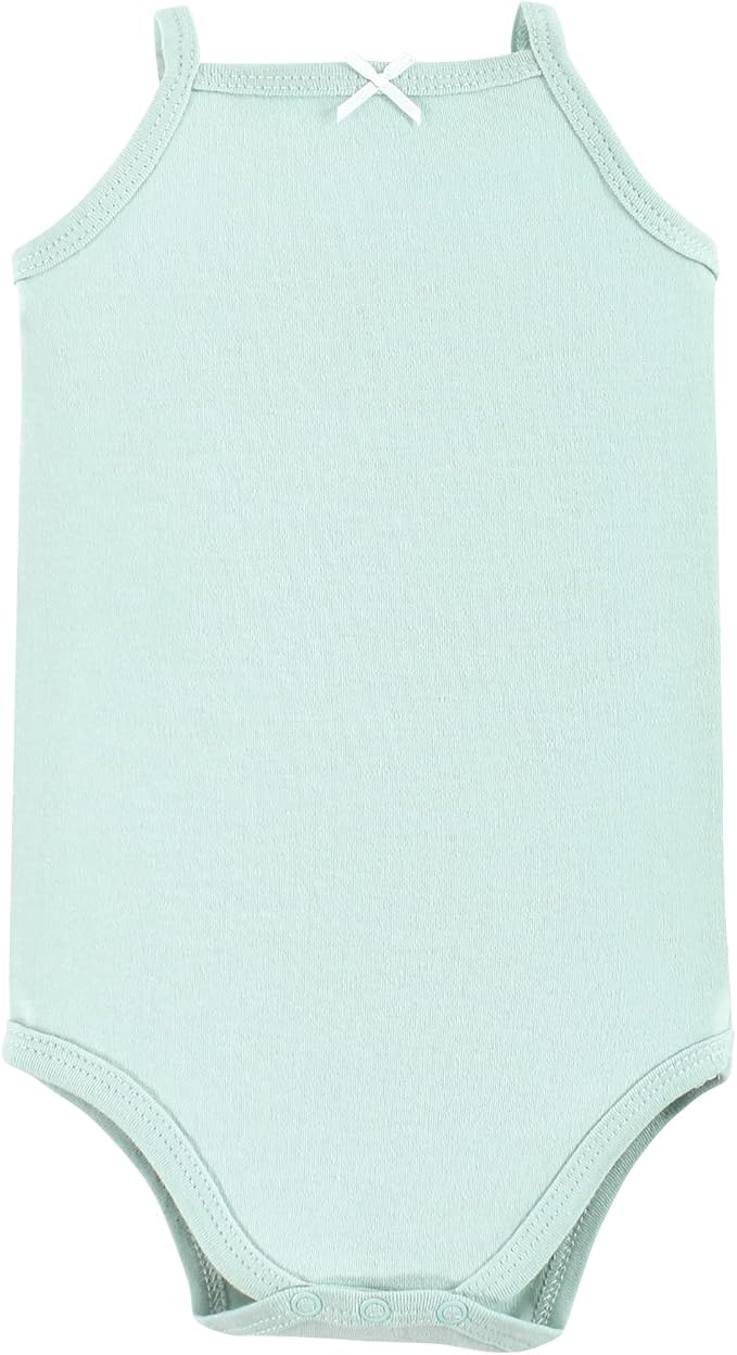 Hudson Baby Unisex Baby Cotton Sleeveless Bodysuits - Image 6