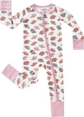 pureborn Baby Sleeper Viscose from Bamboo Zipper Footies Pjs 0-24 Months | by pureborn