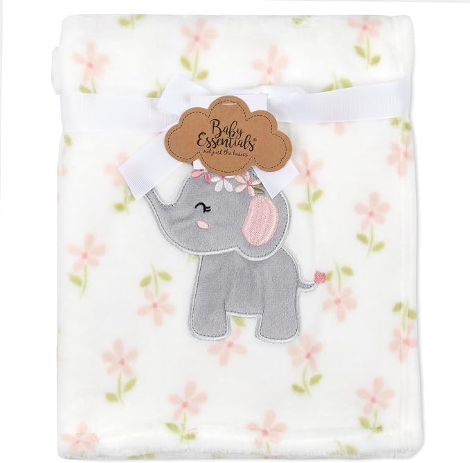 Plush Fleece Throw and Receiving Baby Blankets - Image 4