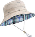 Durio UPF 50+ Baby Sun Hat Wide Brim Toddler Bucket Hats by DURIO