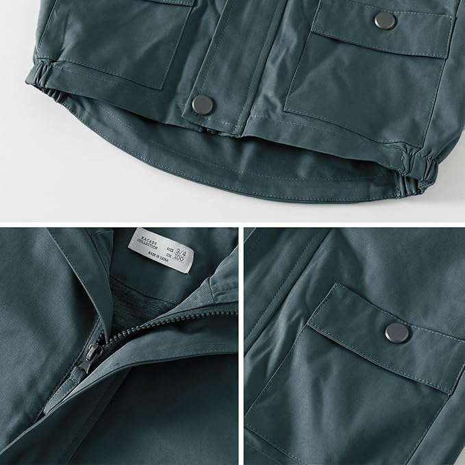 Volunboy Toddler Boys Spring Windbreaker Lightweight Jacket | baby boy - Image 4