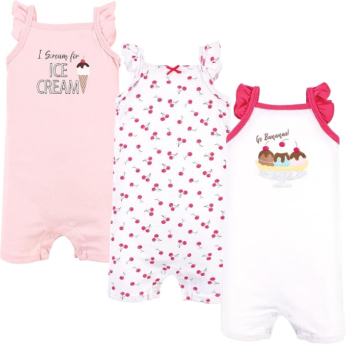 Hudson Baby Unisex Cotton Rompers - Image 2