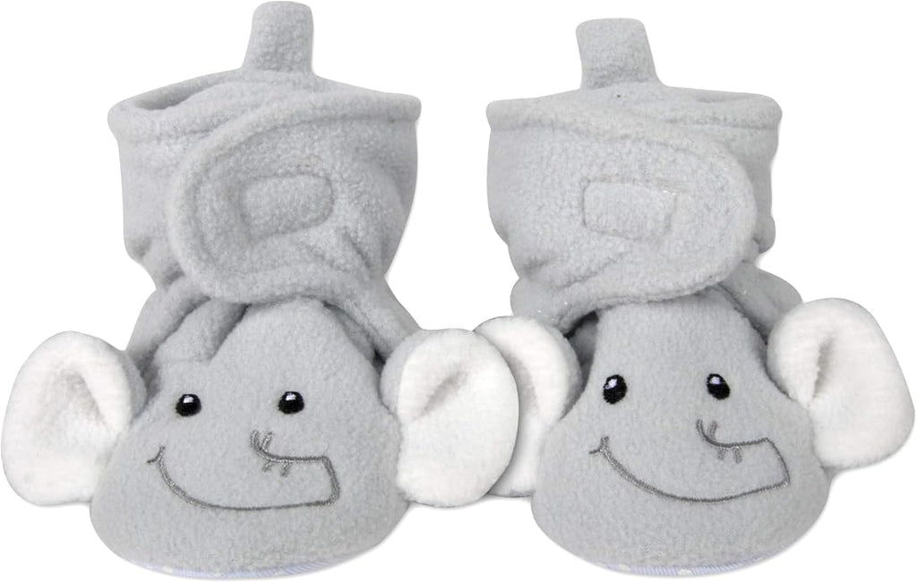 Cozy Fleece Baby Booties- Sherpa Baby Crib Booties Soft Soled Winter Shoes by BabyEssentialsNotJusttheBasics
