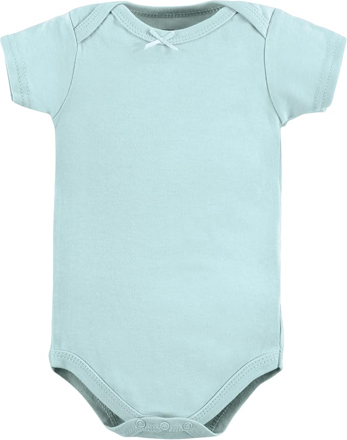 Hudson Baby Baby Girls' Cotton Bodysuits 7-pack - Image 9