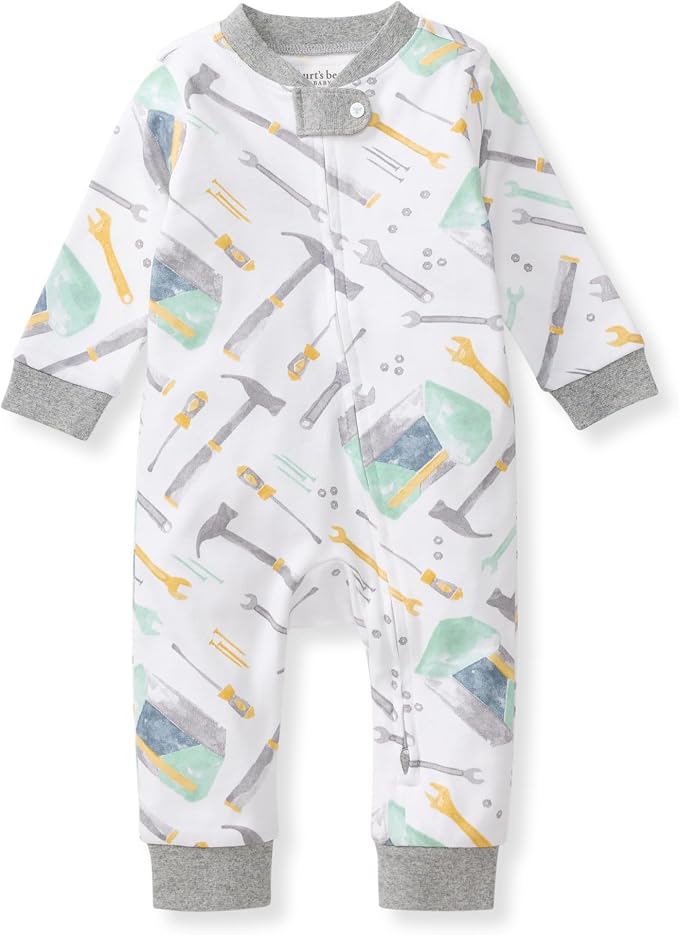 Burt's Bees Baby Unisex Sleep and Play Pajama, Footless One-Piece Zipper PJ | by BurtsBeesBaby