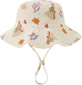 Muslin Baby Sun Hat Sun Protection Baby Toddler Bucket Hats by HONGTEYA