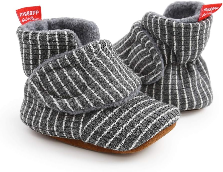 Ohwawadi Infant Baby Slippers Girls Boys Booties Warm Baby Socks Shoes Newborn - Image 5