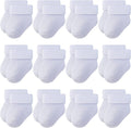 RATIVE Newborn Baby Socks 0-6, 6-12 Months Terry Turn Cuff Socks by RATIVE