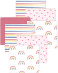 Little Treasure Hudson Baby Cotton Poly Flannel Receiving Blankets Multipack by HudsonBaby