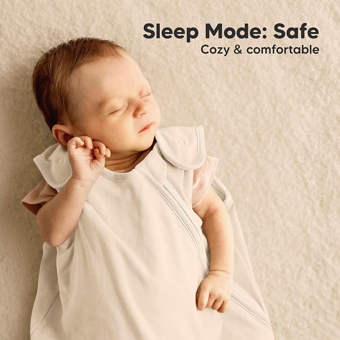 KeaBabies 2-Pack Organic Baby Sleep Sacks, 100% Cotton 0.5TOG - Image 7