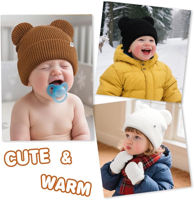 DANMY Baby Beanie Winter Knit Hat - Image 6
