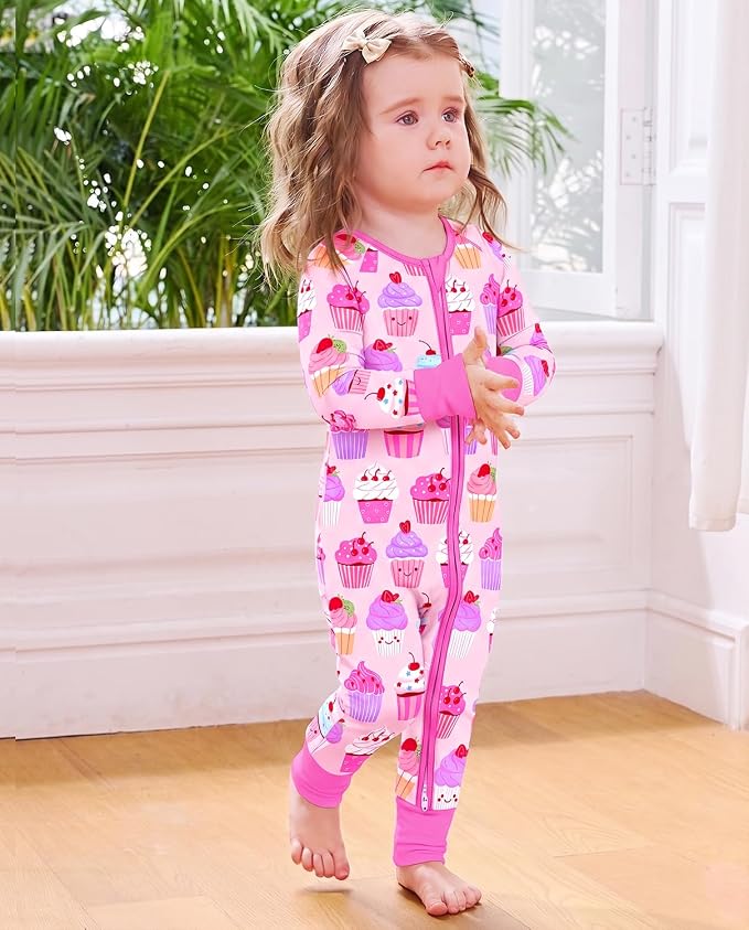 babee Reshinee Viscose derived from bamboo Baby Pajamas Convertible Footie - Image 3