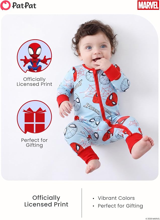 Disney Baby Viscose Made from Bamboo 2-Way Zipper Footie Outfit NB to Inf - Image 3