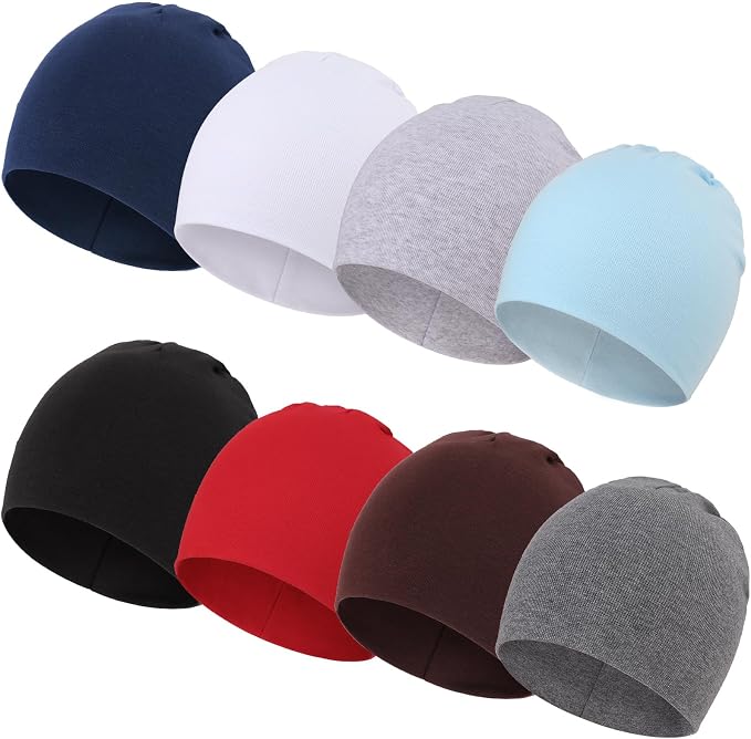 DRESHOW BQUBO 8 Pack Baby Newborn Hats Infant Toddler Kid Hats Soft Nursery by DRESHOW