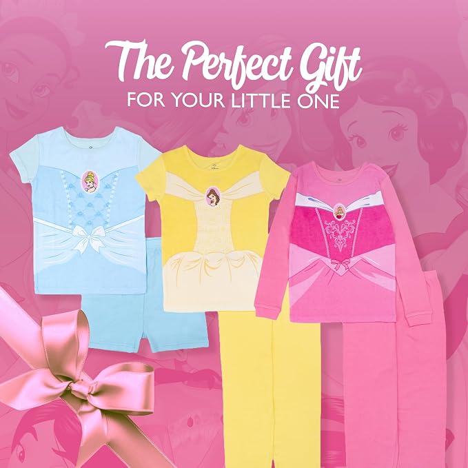Disney Unisex Kids' 6-piece Snug-fit Cotton Matching Comfortable Pajama Set - Image 8