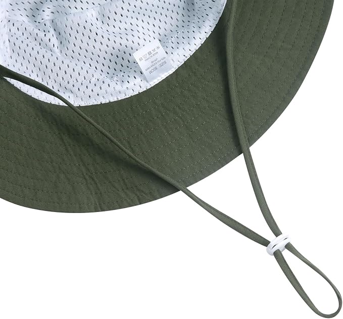 Baby Sun Hat Smile Face UPF 50+ Toddler Bucket Hat - Image 5