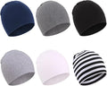 DRESHOW BQUBO 6 Pack Baby Hats for Boys Girls Unisex Preemie Hat Soft Knit Cap by DRESHOW