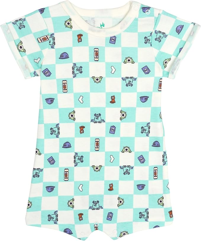 Disney Baby Boys' 2-Piece Romper and Bucket Hat Set Newborn to Infant - Image 3