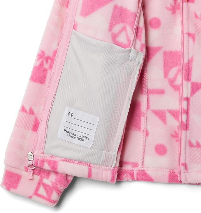 Columbia Youth Girls Benton Springs II Printed Fleece Jacket - Image 3