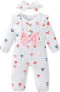 Mioglrie Newborn Baby Girl Clothes 1 Piece Infant Fall Winter Romper Outfit | by Mioglrie
