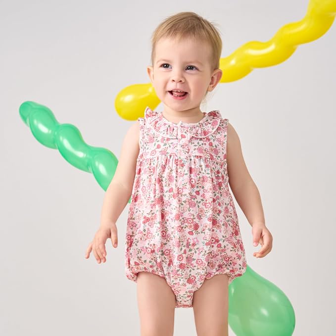 pureborn Baby Girls Boys Bodysuit One-Piece Romper 0-24 Months - Image 2