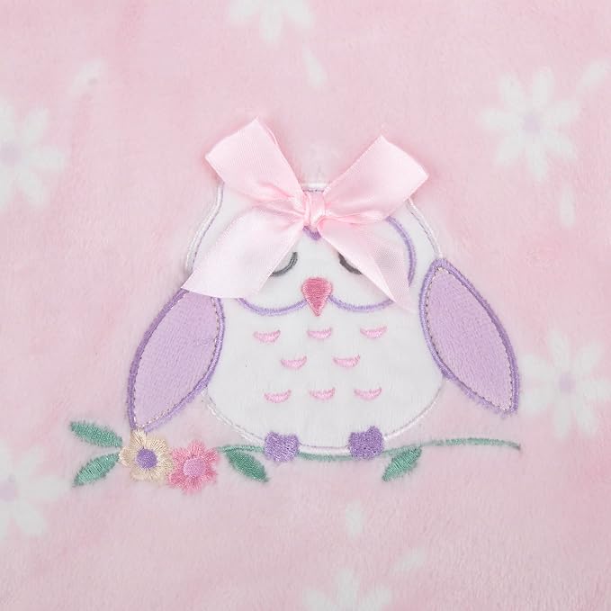 Plush Fleece Throw and Receiving Baby Blankets - Image 3