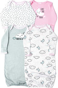 Gerber Baby Girls' 4-pack Sleeper Gown by Gerber