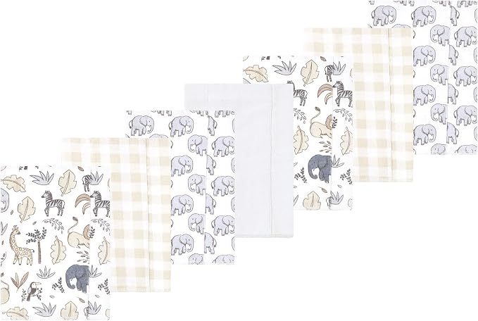 Luvable Friends Hudson Baby Flannel Burp Cloths 7pk by Luvable+Friends