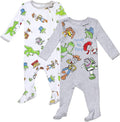 Disney Baby Boys' 2-Pack Footed One-Piece Sleep N' Play Newborn to Infant by Disney
