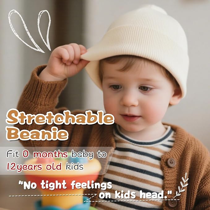 ZOORON Toddler Beanie Baby Beanies - Image 4