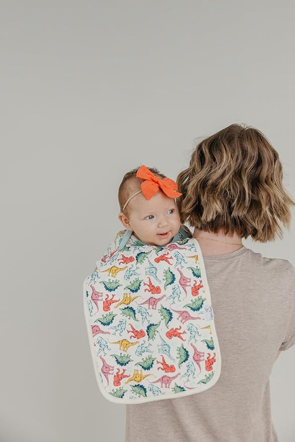 Copper Pearl Baby Burp Cloth Large 21''x10'' Size Premium Absorbent Triple - Image 3