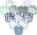 Baby Bibs Soft and Absorbent Cotton Bandana Bibs Set by Benoxine